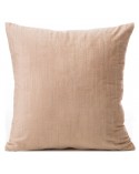 Poszewka velvet 40x40 Marsala beżowa