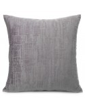 Poszewka velvet 40x40 Marsala srebrna