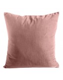 Poszewka velvet 45x45 Milo ciemnoróżowa