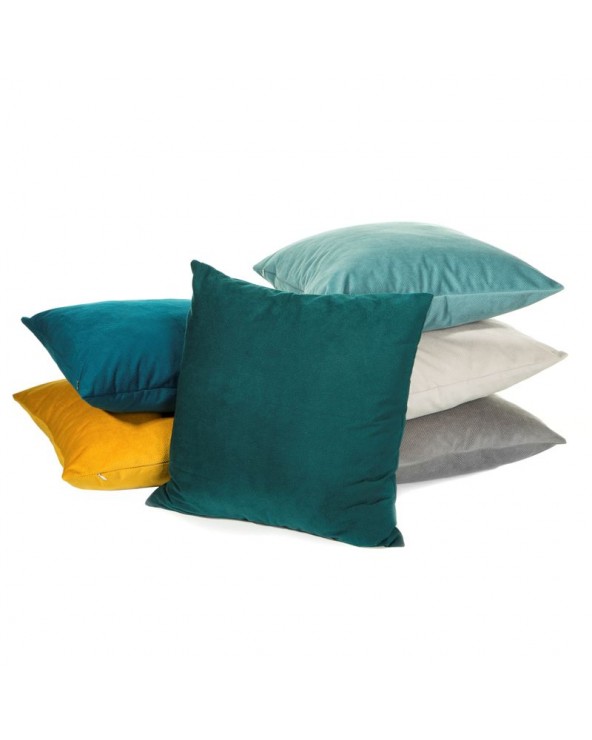 Poszewka velvet 45x45 Milo ciemnozielona