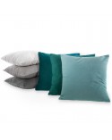 Poszewka velvet 45x45 Milo ciemnozielona