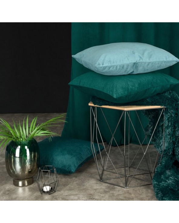 Poszewka velvet 45x45 Milo ciemnozielona