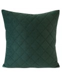 Poszewka velvet 40x40 Milo ciemnozielona