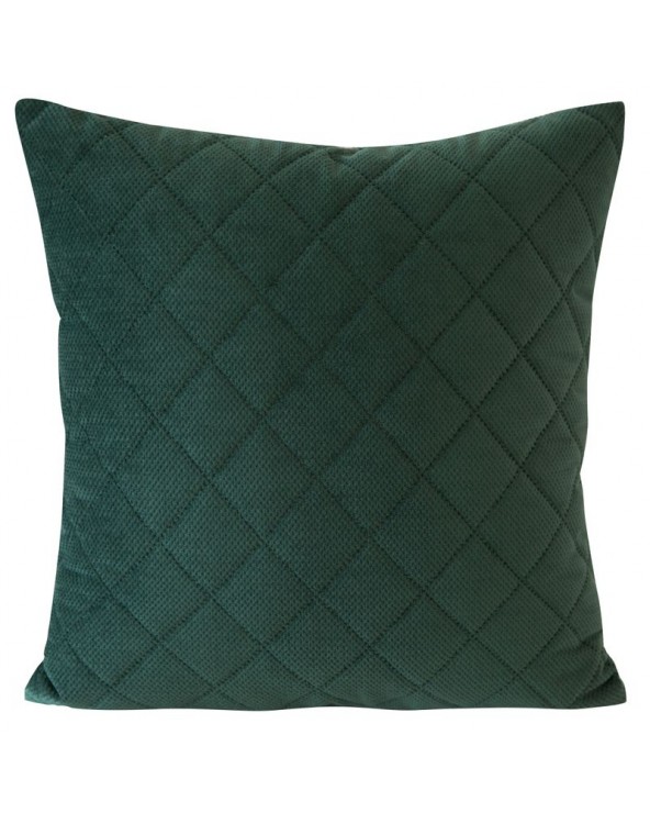 Poszewka velvet 40x40 Milo ciemnozielona