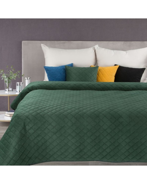 Poszewka velvet 40x40 Milo ciemnozielona