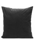 Poszewka velvet 45x45 Milo czarna