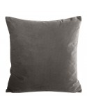 Poszewka velvet 45x45 Milo popielata