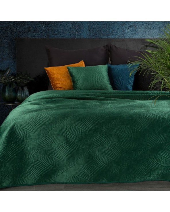Poszewka velvet 45x45 Ria 5 ciemnozielona