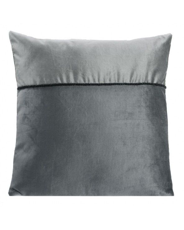 Poszewka velvet 45x45 Rosan stalowa
