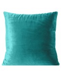 Poszewka velvet 40x40 Samanta turkusowa