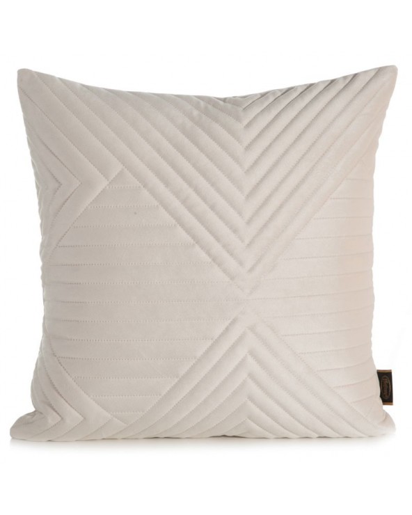 Poszewka velvet 45x45 Sofia 2 kremowa