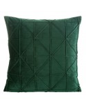 Poszewka velvet 40x40 Squer ciemnozielona