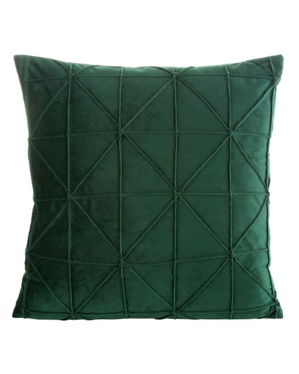 Poszewka velvet 40x40 Squer ciemnozielona
