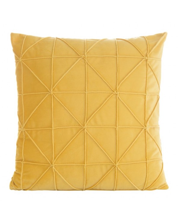 Poszewka velvet 40x40 Squer żółta
