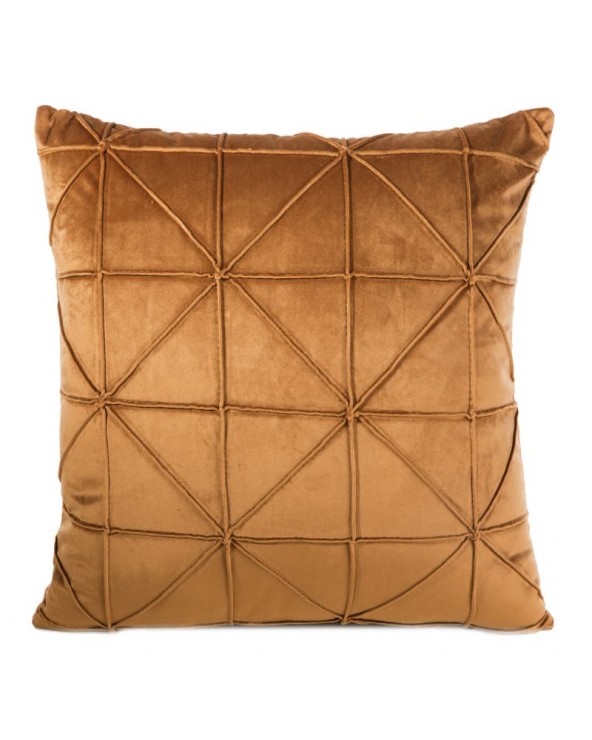 Poszewka velvet 40x40 Squer miodowa