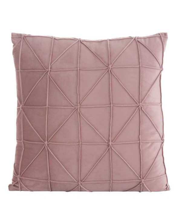 Poszewka velvet 40x40 Squer różowa