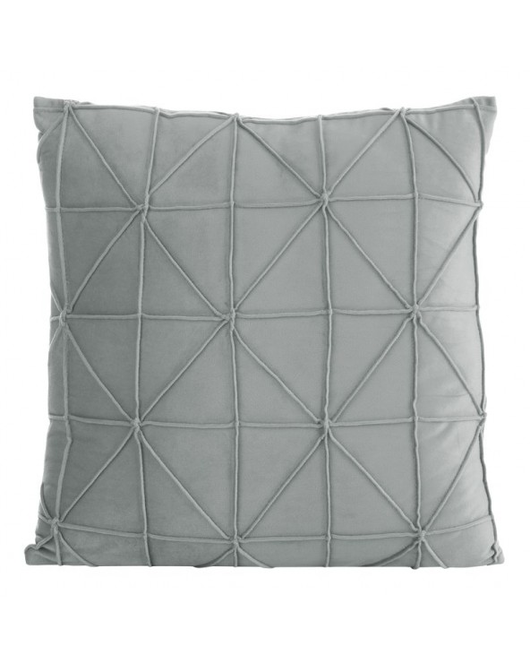 Poszewka velvet 40x40 Squer srebrna