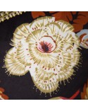 Poszewka 45x45 Velvet 13 czarna/bordowa