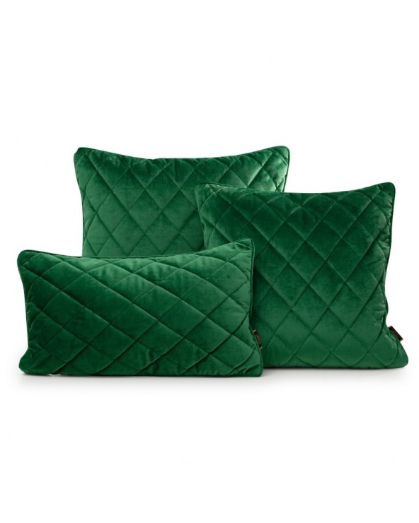 Poszewka 45x45 Velvet 27B ciemnozielona