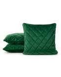 Poszewka 45x45 Velvet 27B ciemnozielona