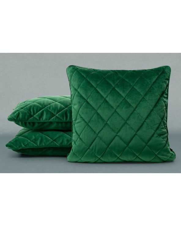 Poszewka 45x45 Velvet 27B ciemnozielona