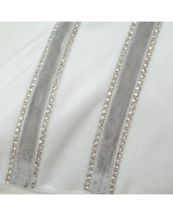 Poszewka 45x45 Velvet 30B biała