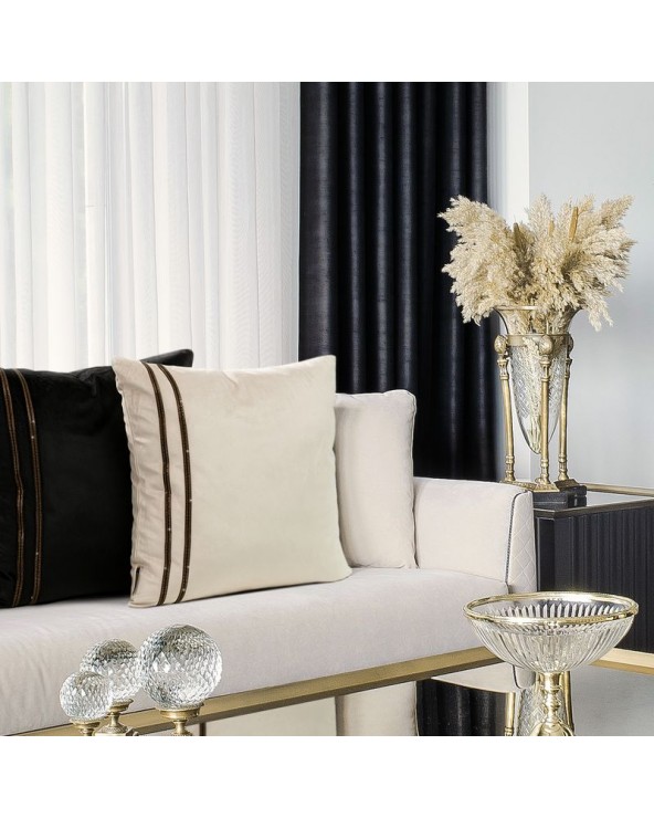 Poszewka 45x45 Velvet 31A czarna