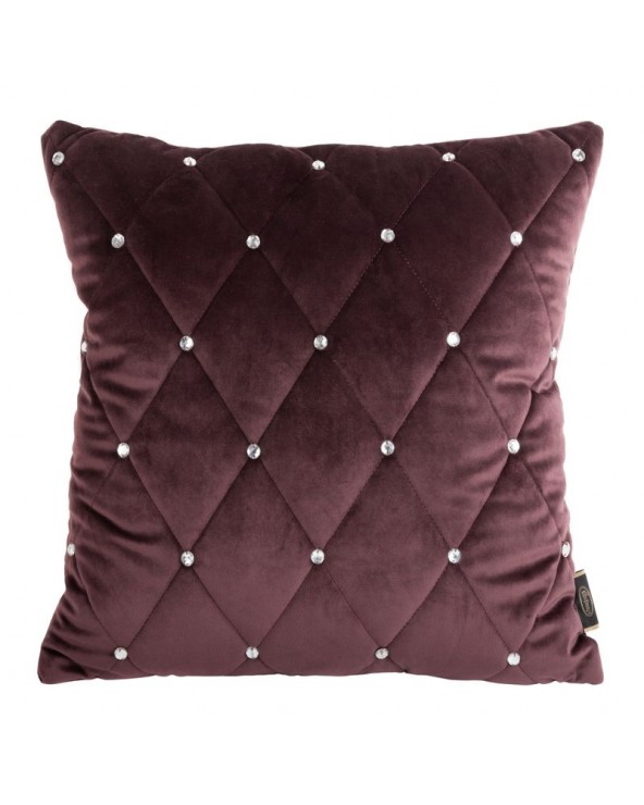 Poszewka 45x45 Velvet 37 bakłażanowa
