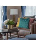 Poszewka 45x45 Velvet 37 bakłażanowa