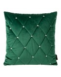 Poszewka 45x45 Velvet 37 ciemnozielona
