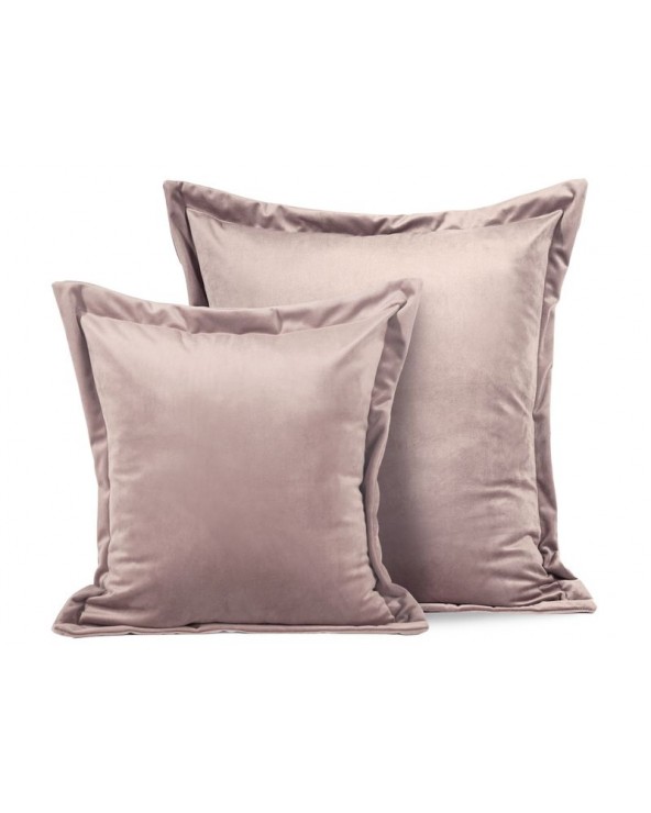 Poszewka velvet 45x45 Villa pudrowa