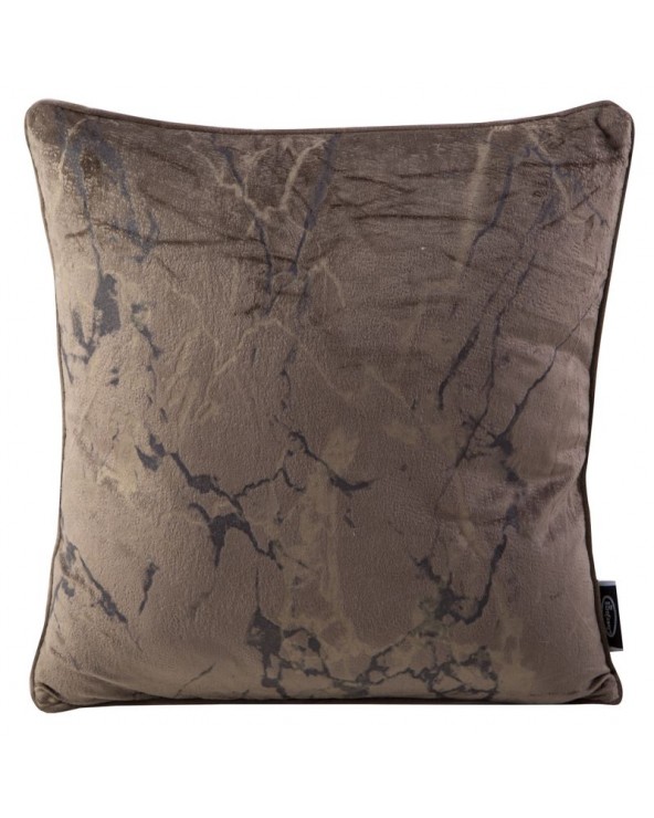 Poszewka velvet 40x40 Wera brązowa Eurofirany Poszewka velvet 40x40 Wera brązowa