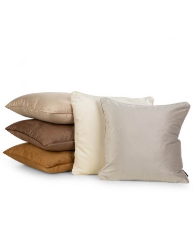 Poszewka velvet 45x45 Sibel cappuccino