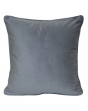Poszewka velvet 45x45 Sibel stalowa