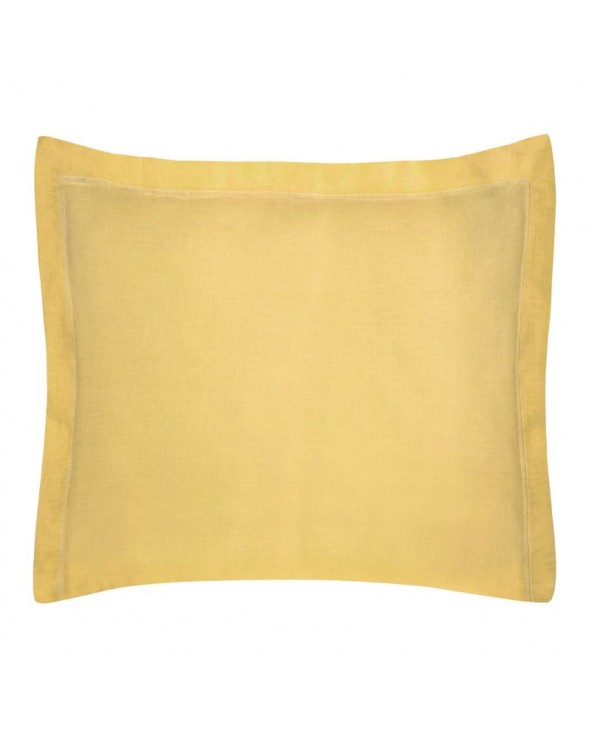 Poszewka bawełna 70x80+5 musztardowa