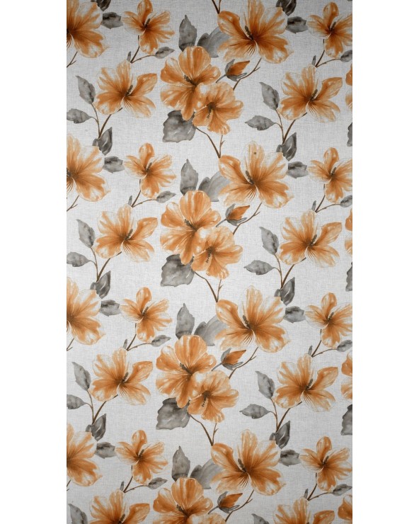 Firana 140x250 Sofia biała/ruda z przelotkami