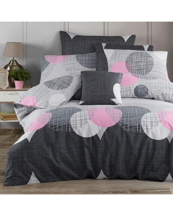 Pościel bawełna 160x200 + 2x70x80 Jadore Pink Exclusive