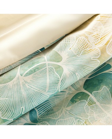 Pościel satyna bawełniana 160x200 + 2x70x80 Ginko 4