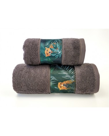 Ręcznik bawełna 70x140 Gepard antracytowy