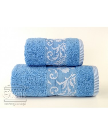 Ręcznik mikrobawełna 70x140 Glamour Błękit Lata