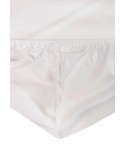 Prześcieradło jersey z lycrą 160x200 z gumką białe