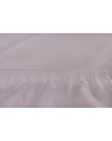 Prześcieradło jersey z lycrą 160x200 z gumką popielate