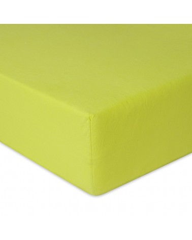 Prześcieradło bawełna jersey 200x220 z gumką oliwkowe Matex