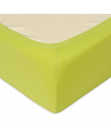 Prześcieradło bawełna jersey 200x220 z gumką oliwkowe Matex