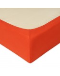 Prześcieradło bawełna jersey 160x200 z gumką czerwone Matex