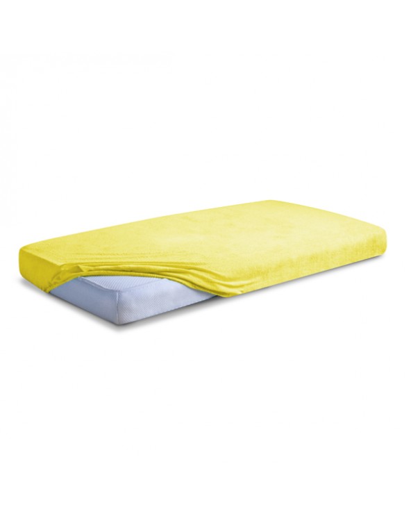Prześcieradło frotte 200x220x20 z gumką słoneczne Premium Matex Prześcieradło frotte 200x220 z gumką słoneczne Premium Matex