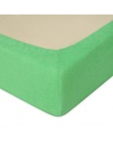 Prześcieradło frotte 200x220 z gumką zielone Premium Matex