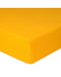 Prześcieradło frotte 200x220 z gumką jasnopomarańczowe Premium Matex