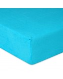 Prześcieradło frotte 180x200 z gumką turkusowe Premium Matex