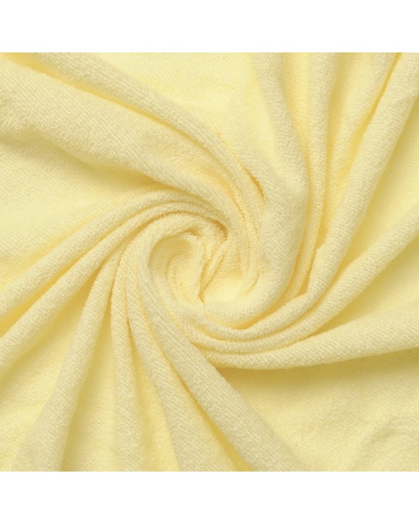 Prześcieradło frotte 160x200 z gumką jasnożółte Premium Matex
